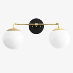 Load image into Gallery viewer, Glorica Glass Wall Sconce - Modern Vintage Vanity Light Fixture
