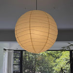 Charger l'image dans la visionneuse de galerie, Bamboo Ribbed Mulberry Paper Swag Pendant