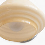 Bild in Gallery-Viewer laden, Creamy yellow ribbed glass shade detail