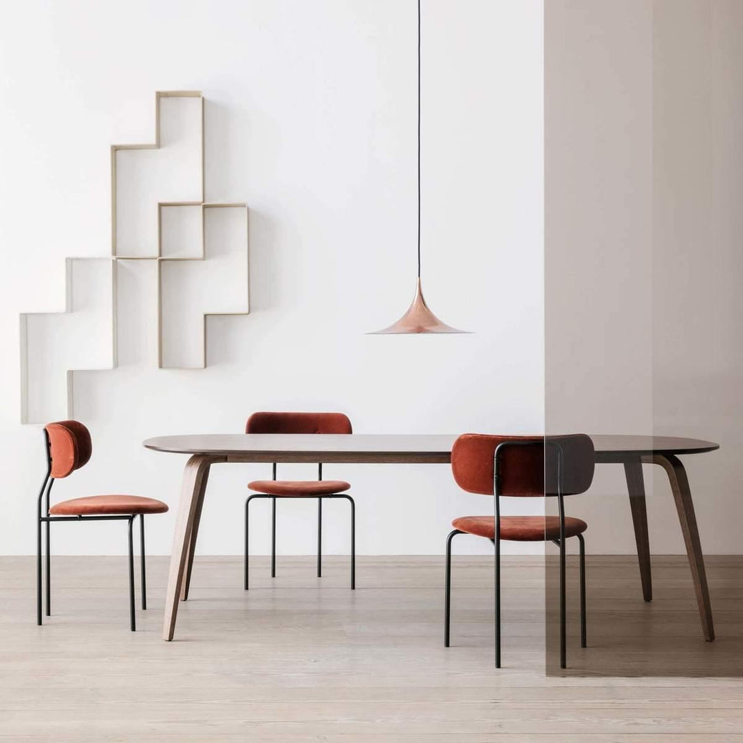 Arch-Shaped Aluminum Plug-In Pendant Light