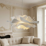 Bild in Gallery-Viewer laden, Blossenari Nordische Blumenmuster Hängelampe – Bildhauerische Blumen-Deckenleuchte für Wohnzimmer N34