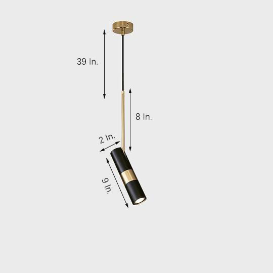 Suspension LED en métal nordique Spot Light Hanglamp Armaturen