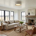 Charger l'image dans la visionneuse de galerie, Luminaire de plafond en béton minimaliste Monocem – Applique encastrée élégante pour salon