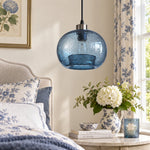 Charger l'image dans la visionneuse de galerie, Modern Rustic Glass Pendant Light for Dining Room