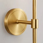 Charger l'image dans la visionneuse de galerie, Brass wall plate and arm detail