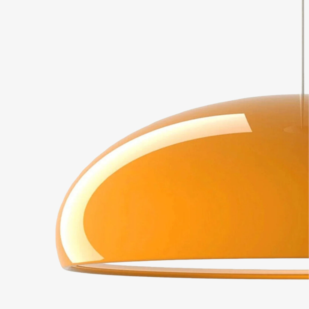Haelen Bunte Schalenförmige Pendelleuchte - Moderner Metallschirm für Esszimmer