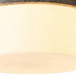 Cargar imagen en el visor de la Galería, Close detail of warm glass shade and soft diffuser glow