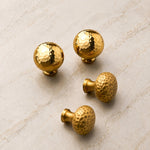 Cargar imagen en el visor de la Galería, Hammered solid brass cabinet knob