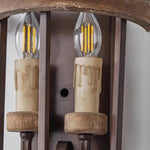 Charger l'image dans la visionneuse de galerie, Candle-style holder and iron frame detail