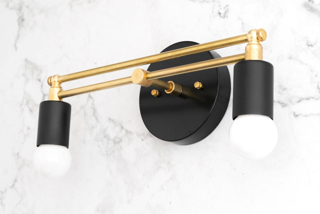 Mobilux Line Modern Vanity Light - Bathroom Wall Fixture in Art Deco Style