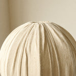 Load image into Gallery viewer, Pleated fabric shade texture close detail