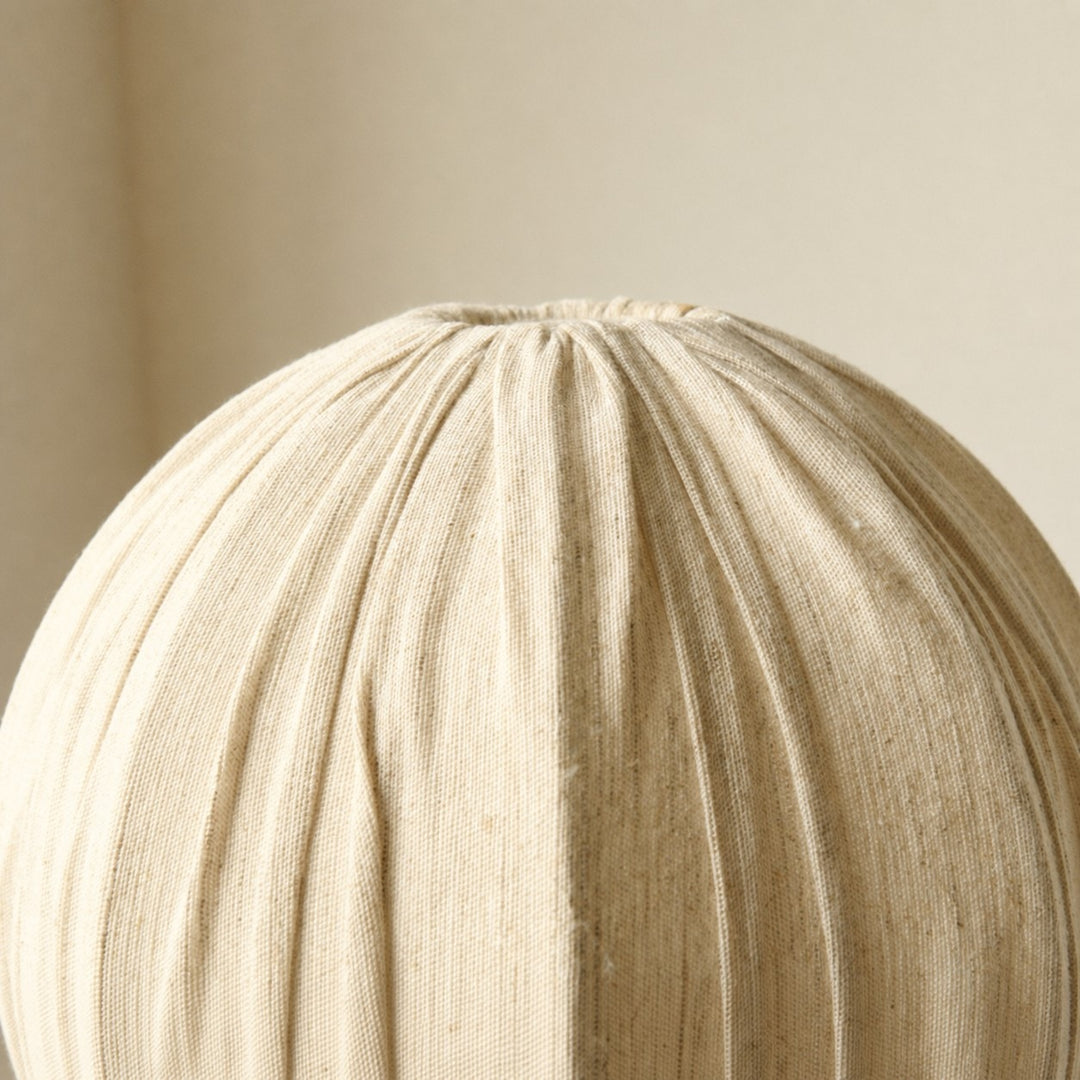 Pleated fabric shade texture close detail