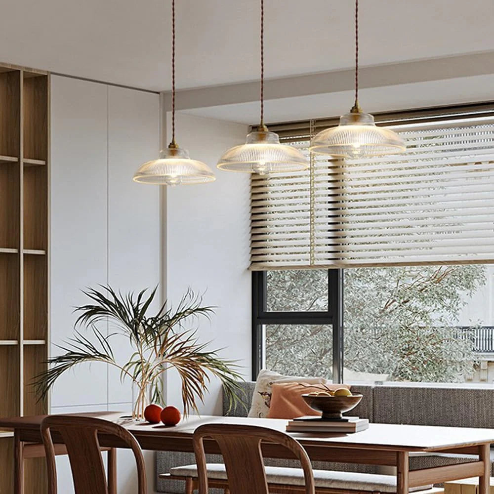 Aurelia Retro Crystal Glass Pendant Light