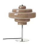 Load image into Gallery viewer, Koloro Minimalist Curved Glass Table Lamp – Contemporary Home Décor Light Fixture
