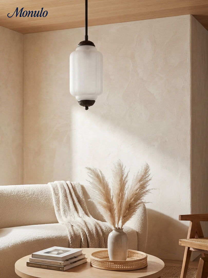 Vintage Glas Eloise Pendelleuchte