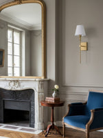 Load image into Gallery viewer, Classic Fabric Shade Battery Wireless Wall Sconce
