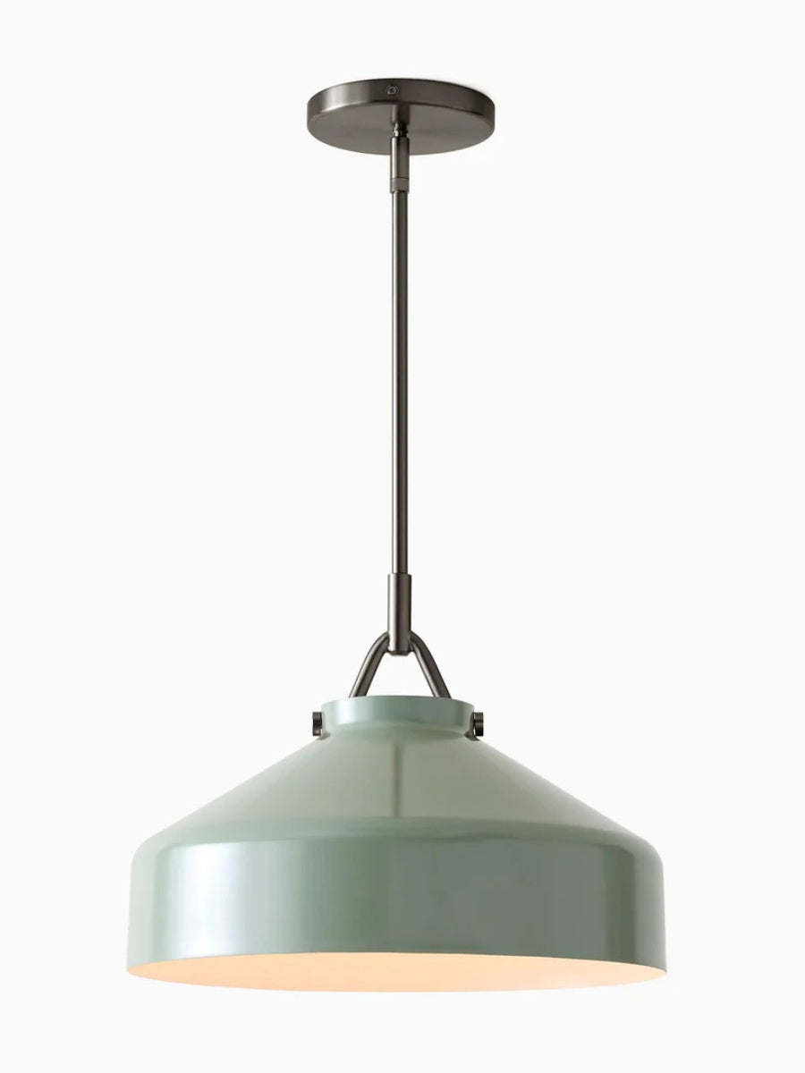 Hanton Nordic Metal Henry Pendant Light - Minimalist Glass And Metal Shade