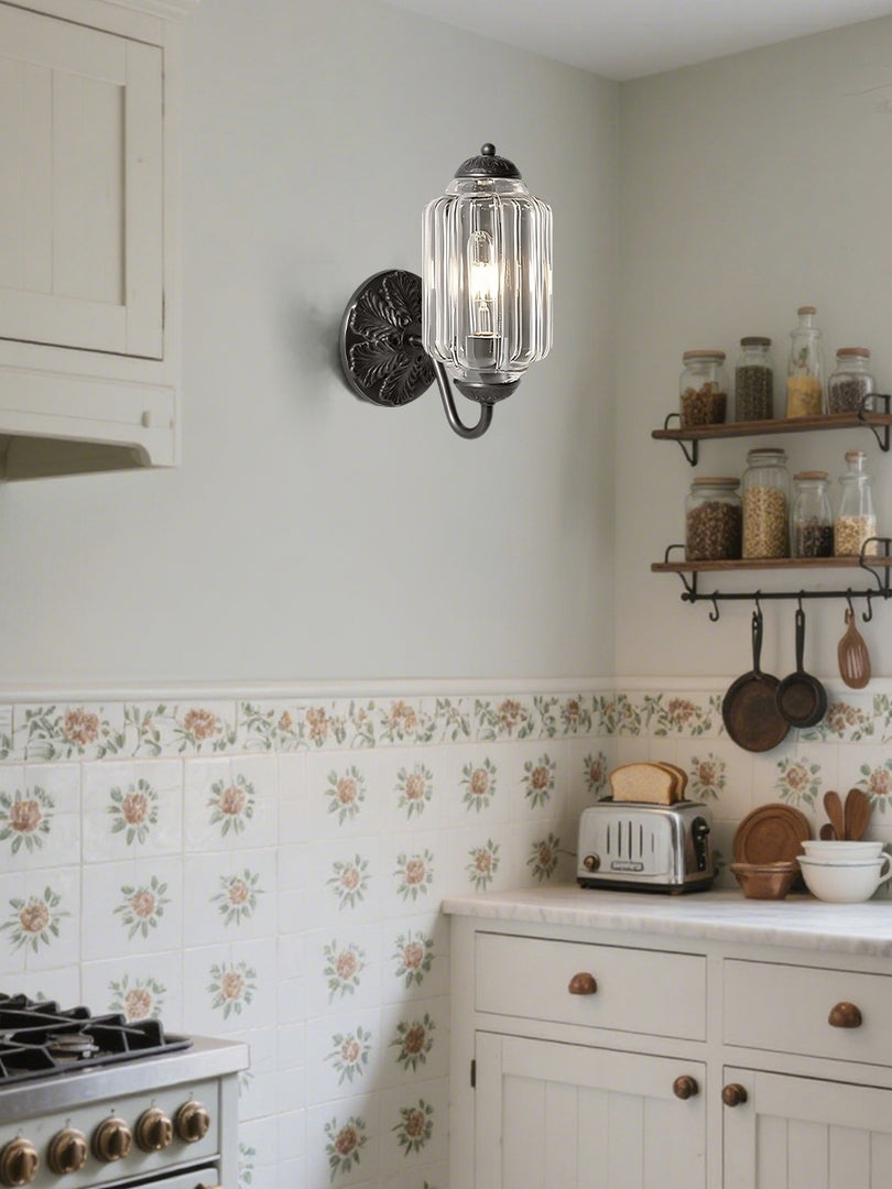 Vintage Milk Glass Sconce Bedside Hallway Eloise Wall Sconce