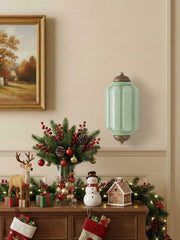 Eloise Vintage Scalloped Milk Glass Wall Sconce - Modern Accent Lighting for Bathroom and Bedroom