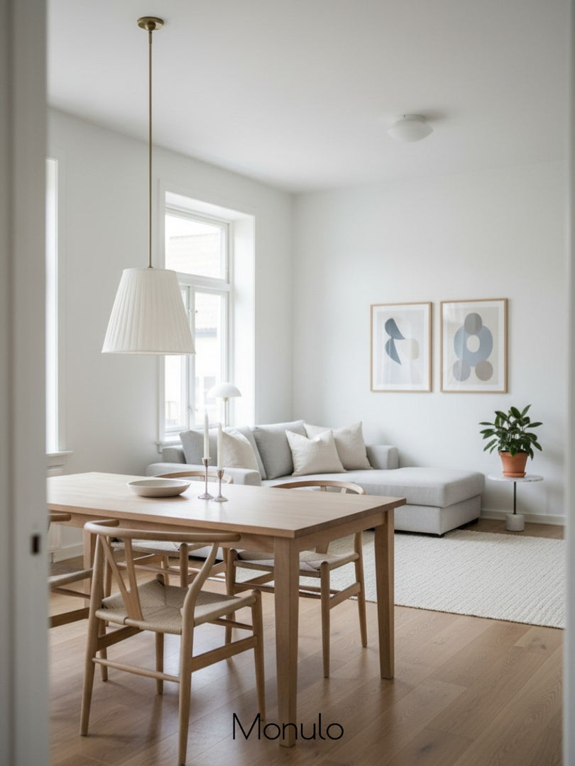 Modern Fabric Pendant Light - Conical Drum Shade for Soft Glow