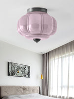 Load image into Gallery viewer, Retro Milk Semi Flush Mount Eloise Ceiling Light
