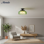 Load image into Gallery viewer, Verdoma Modern Glass Pendant - Minimalist Arc Pendant Light for Kitchen Islands and Dining Areas
