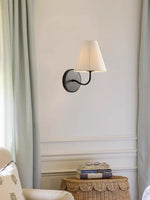 Charger l&#39;image dans la visionneuse de galerie, Applique murale en tissu – Applique murale élégante pour chambre et couloir de style vintage

