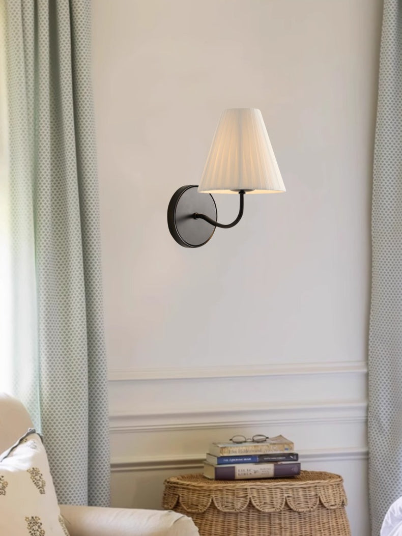 Applique murale en tissu – Applique murale élégante pour chambre et couloir de style vintage