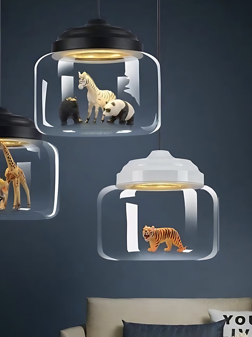 Creative Little Zoo Glass Pendant Light