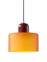 Charger l'image dans la visionneuse de galerie, Suspension design moderne en verre cylindrique Verdoma pour cuisines et salles à manger
