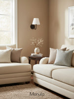 Load image into Gallery viewer, Luvora Fabric Shade Wall Sconce with Drum Shade - Classic Pleated Sconce Light

