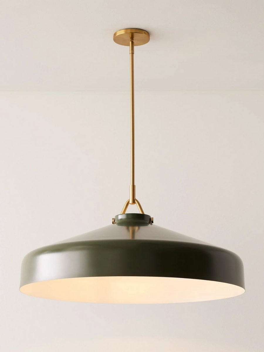 Hanton Nordic Metal Henry Pendant Light - Minimalist Glass And Metal Shade