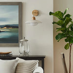 Load image into Gallery viewer, Travira Modern Design Disc Travertine Wall Light