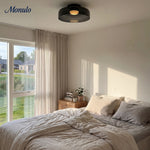 Cargar imagen en el visor de la Galería, Luz de techo empotrada de vidrio multicapa escultórica Verdoma Diseño moderno escandinavo para espacios de vida