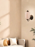 Load image into Gallery viewer, Vintage Milk Glass Sconce Bedside Hallway Eloise Wall Sconce
