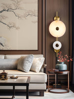 Load image into Gallery viewer, Alabaster Eclipse Wall Light