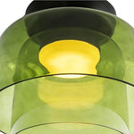 Cargar imagen en el visor de la Galería, Lámpara de techo Verdoma multicapa con forma de cuenco: vidrio minimalista moderno para salas de estar y comedores.