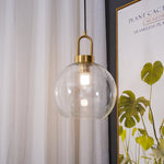 Bild in Gallery-Viewer laden, Copper-Plated Glass Plug-In Swag Pendant