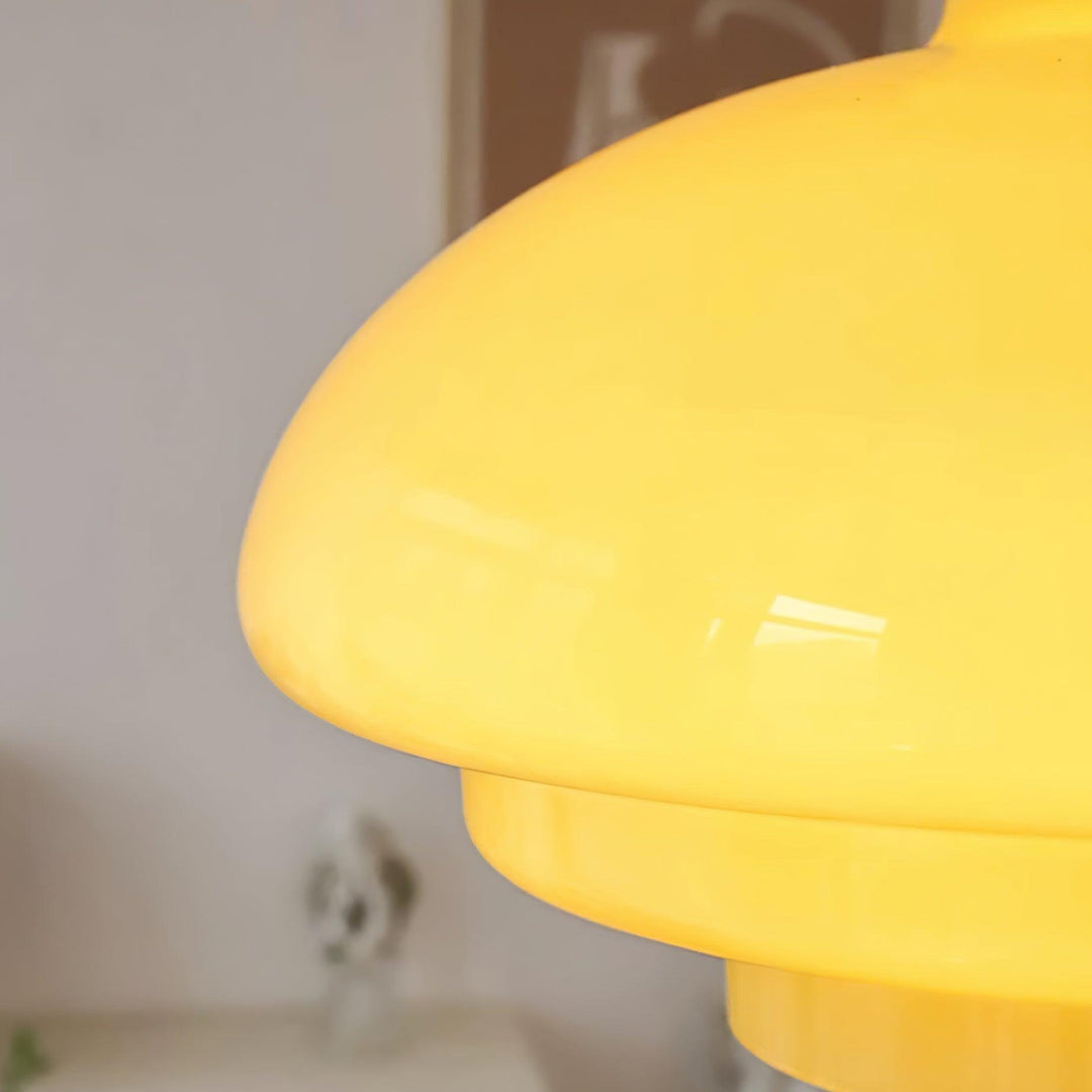 Lampe suspendue en verre sculptural Cirren - Luminaire décoratif moderne pour espaces de vie