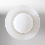 Load image into Gallery viewer, Elorina Bowl Wall Sconce – Elegant Brass And Glass Round Wall Fixture
