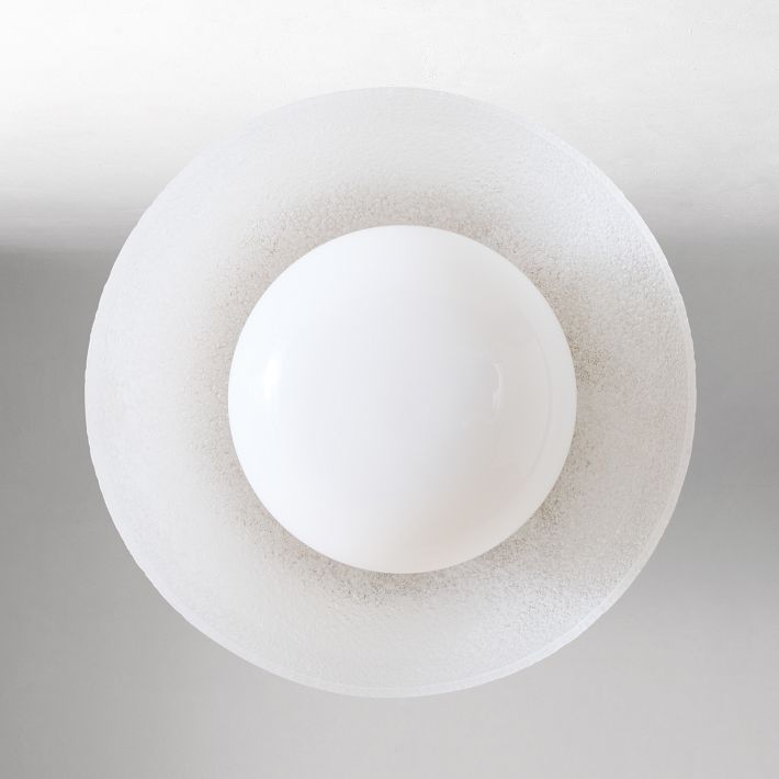 Elorina Bowl Wall Sconce – Elegant Brass And Glass Round Wall Fixture