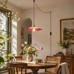 Load image into Gallery viewer, Petal Glass Plug-In Pendant