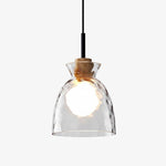 Cargar imagen en el visor de la Galería, Lámpara Colgante Quenora Ripple – Pantalla de Vidrio Ondulado para Comedor o Cocina U23