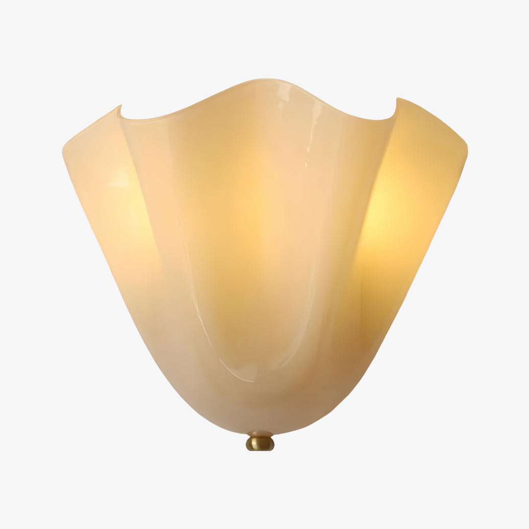 Bellina Modern Minimalist Glass Wall Lamp – Elegant Ambient Lighting for Bedroom & Hallway