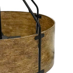 Load image into Gallery viewer, Oryven Modern Rustic Pendant Lighting - Drum Shade Hanging Lamp - Versatile Industrial Style for Home U07