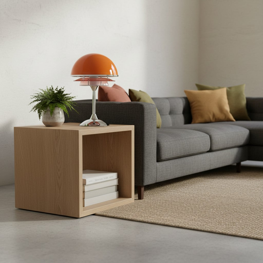 Sunset Bauhaus Vintage Style Acrylic Sunset Table Lamp - AFTERGLOW S2