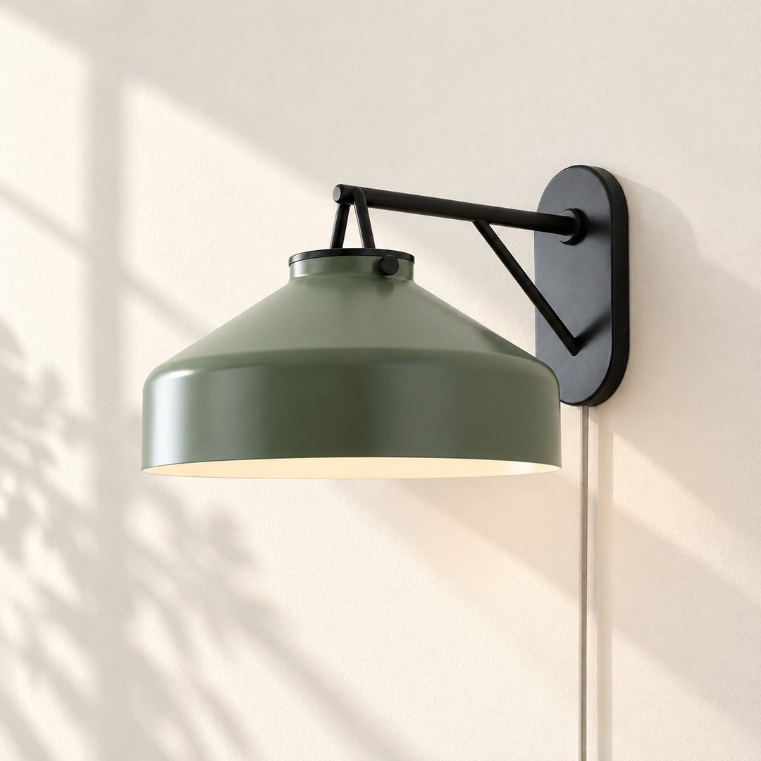 Hanton Modern Minimalist Nordic Plug-In Wall Sconce for Bathroom and Hallway