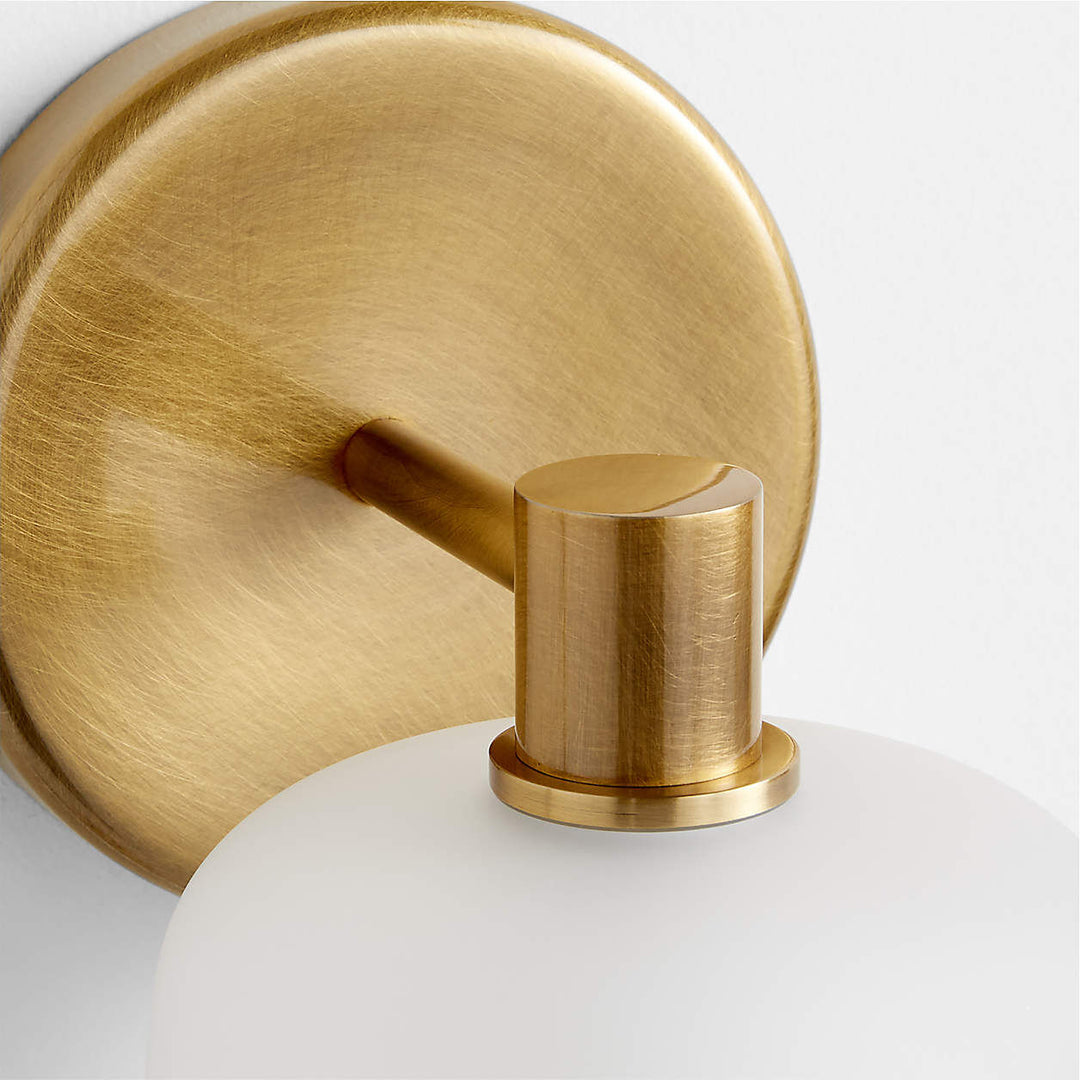 Aplique de Pared de Vidrio Esmerilado Lirra Minimalista Moderna - Iluminación para Tocador de Baño