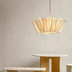 Load image into Gallery viewer, Nordic Linen Pleated  Fabric Pendant Light Lampshade
