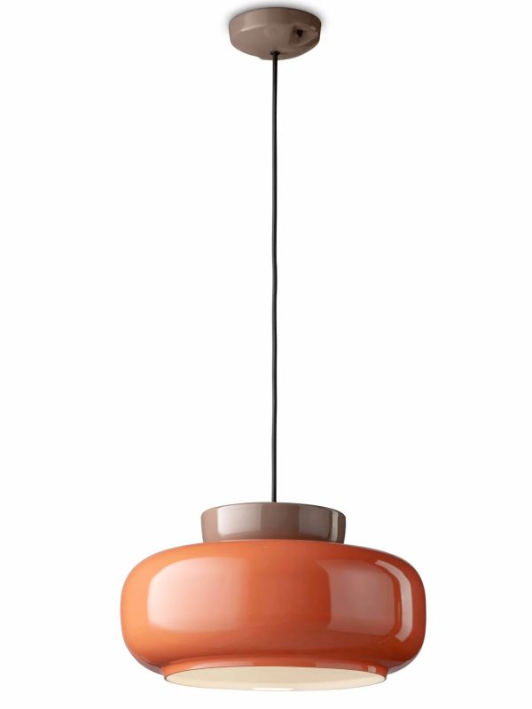 Suspension en céramique et verre - Bauhaus Disc Orb - Maracanã